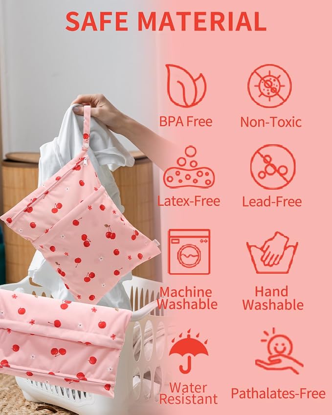 babygoal Wet Dry Bags 3 Pack, Waterproof Travel Bags - Image 6