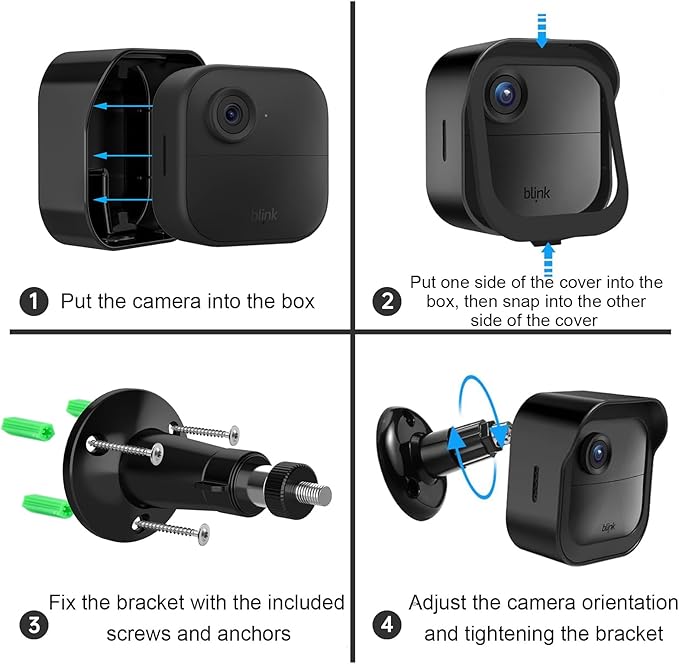 Wall Mount Bracket for Blink Outdoor 4 & 3 & 2K+ Camera, Weatherproof - Image 5