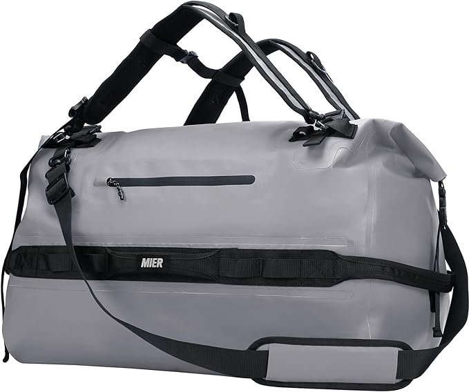 MIER Waterproof Duffel Bag Motorcycle Dry Bag Backpack Large Roll-Top Heavy by MIER