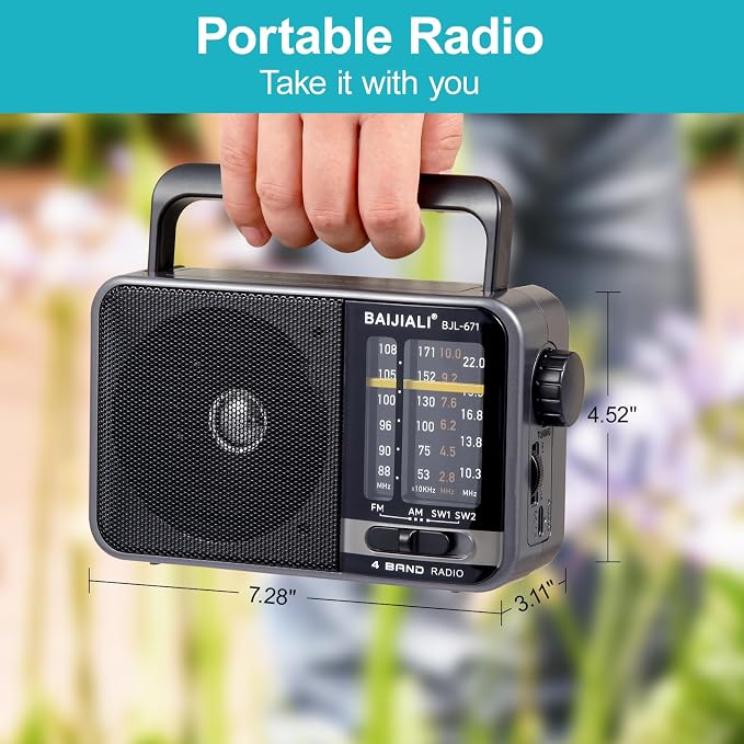 Portable AM/FM Transistor Radio - Image 4