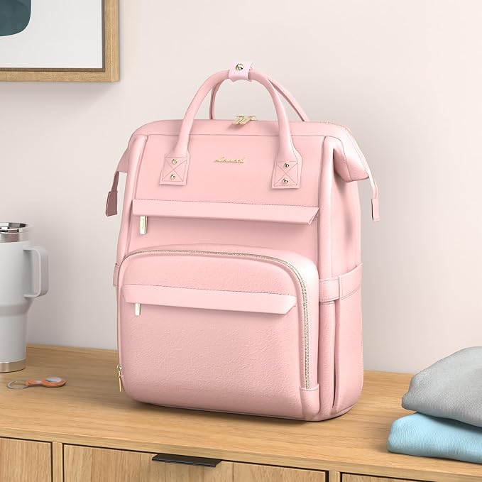 LOVEVOOK Leather Laptop Backpack - Image 2