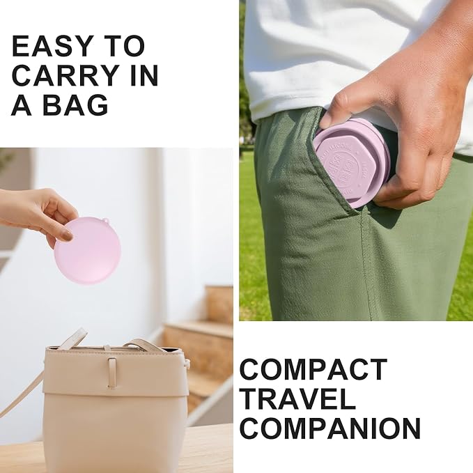 Collapsible Travel Cup with Lid - Image 6