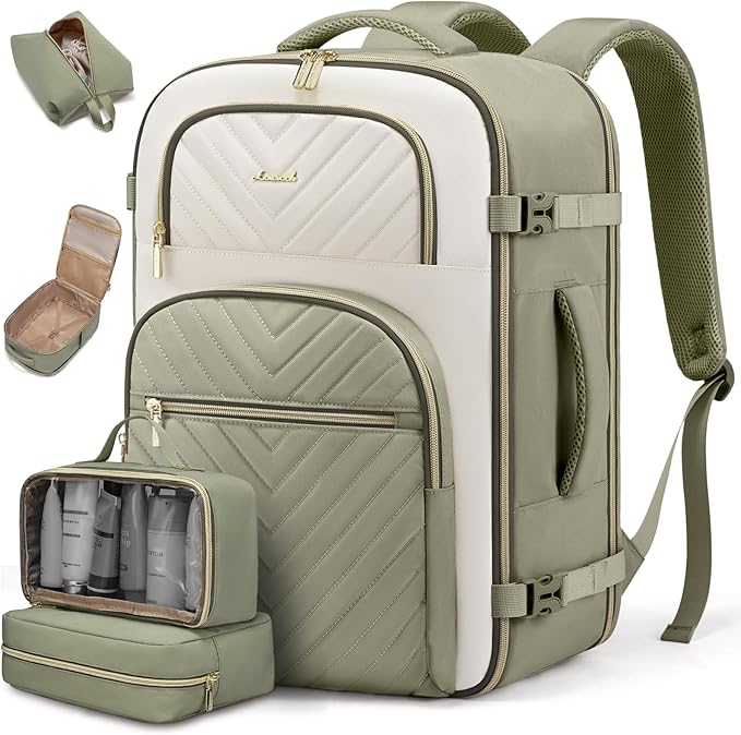 LOVEVOOK Travel Backpack Carry on Flight Approved 40L, Waterproof TSA Travel by LOVEVOOK