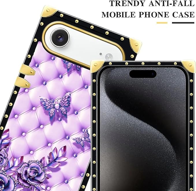 for iPhone 17 Air Case Luxury Golden Decoration - Image 4