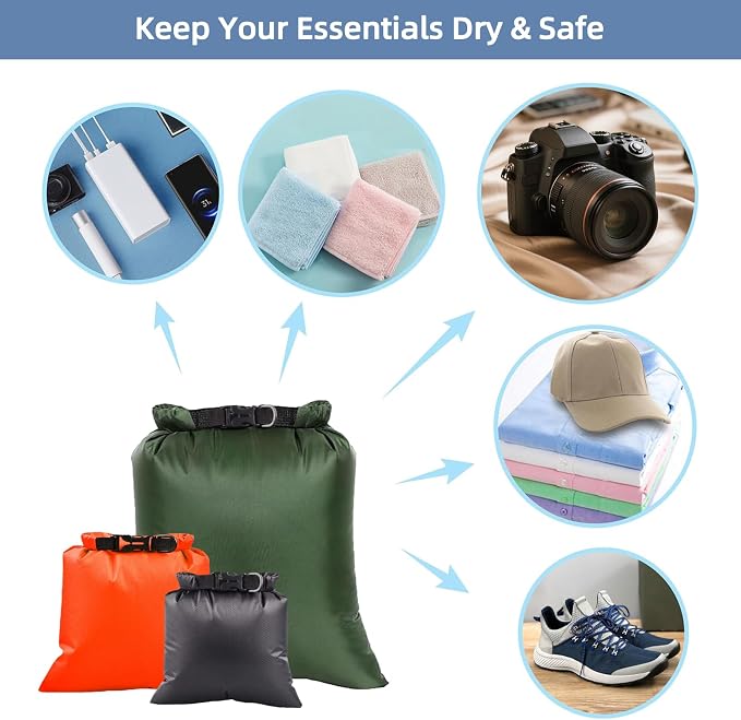 6PCS Dry Bags Waterproof, Lightweight Dry Bags - Image 5