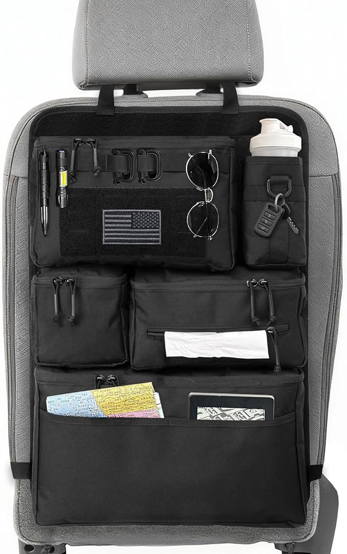 Tactical Seat Back Organizer by Vanlutone