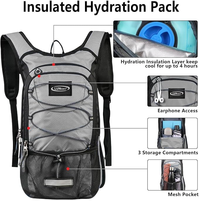 Insulated Hydration Pack Backpack - Image 3