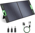 100W Portable Solar Panel for Power Station Generator, 20V Foldable Solar Cell by GRECELLPOWERSTATION