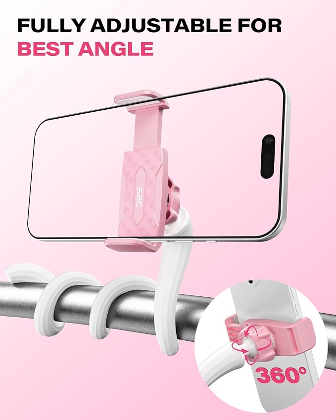 A2C Flexible Phone Holder for Treadmill, Shopping Cart, Portable Gooseneck - Image 2