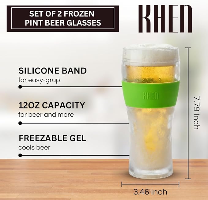 Frozen Pint Beer Glasses - Image 5
