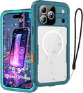 for iPhone 17 Pro Max Case, IP68 Waterproof Full Body Protective Cover by FXXXLTF