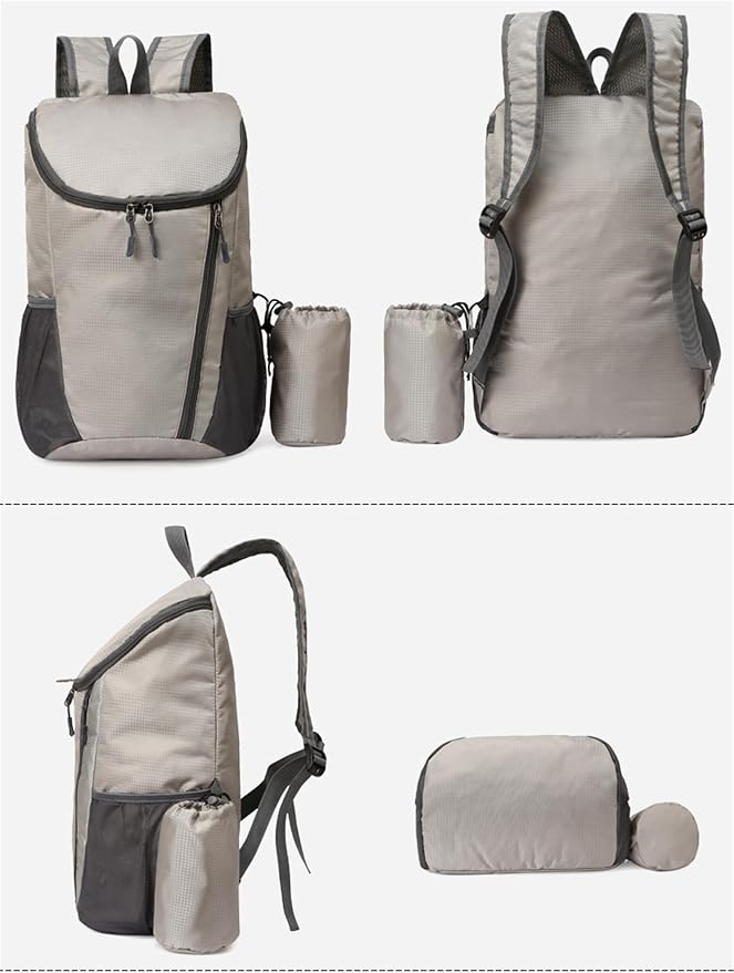 Portable Foldable Backpack Folding Mountaineering Bag, Ultralight Outdoor - Image 3