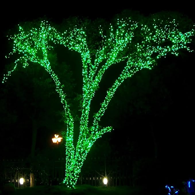 DAZZLE BRIGHT Christmas 300 LED String Lights, 100FT Connectable String Lights - Image 2
