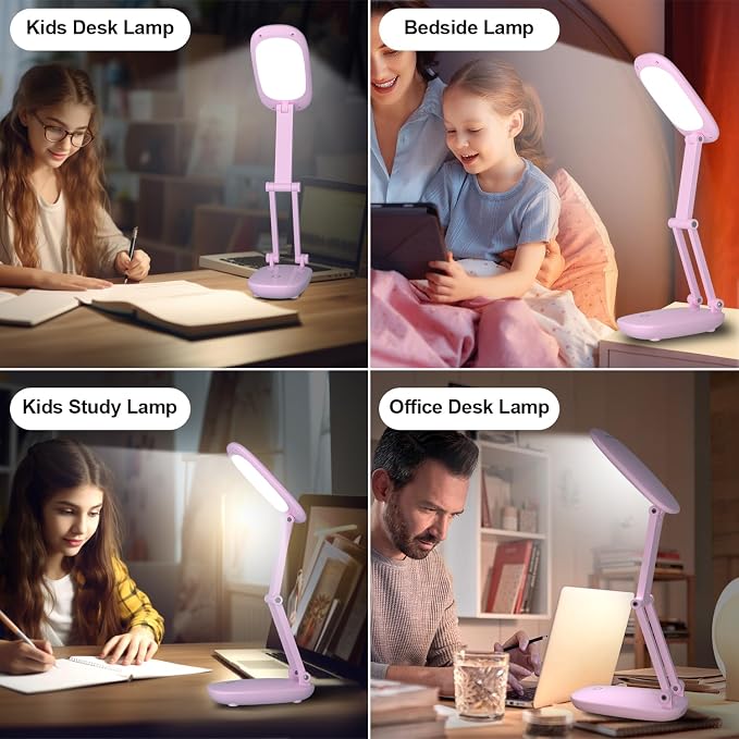 Akejrym LED Desk Lamp for Office Home & Battery Operated Lamp Rechargeable Lamp - Image 7