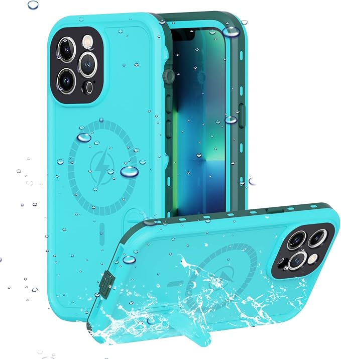 Omio for iPhone 13 Pro Max Waterproof Case Compatible by omio