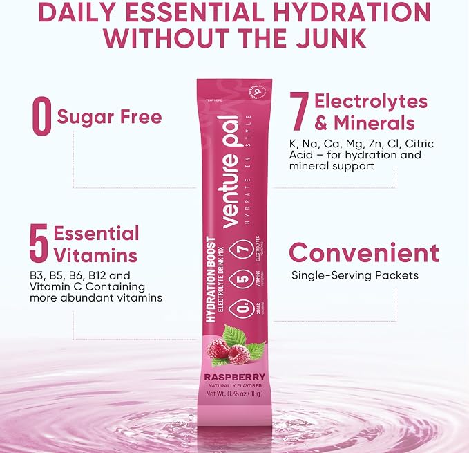 Venture Pal Sugar Free Electrolytes Powder Packets - Image 4