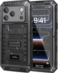 Mitywah Waterproof Case for iPhone 17 Pro, Rugged Metal Case by Mitywah