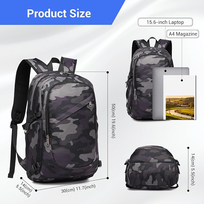 Kono Travel Laptop Backpack - Image 2