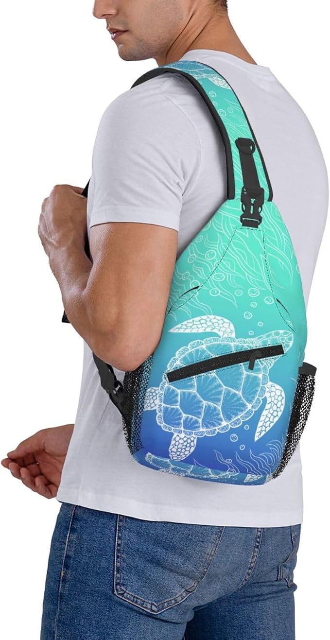 Sea Turtle Crossbody Sling Bags - Image 7