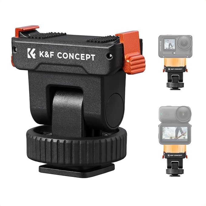 K&F CONCEPT Plastic Cold Shoe Mount Compatible by KFCONCEPT