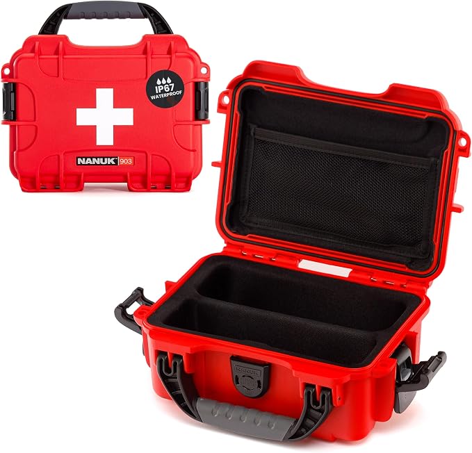 NANUK 903 Waterproof First Aid Box Empty by NANUK