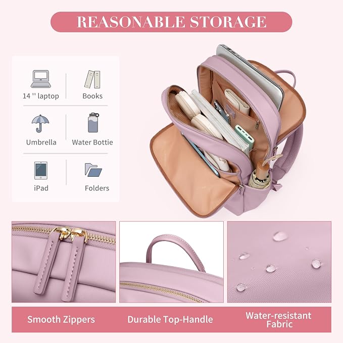GOLF SUPAGS Women Laptop Backpack Casual Daypack - Image 6