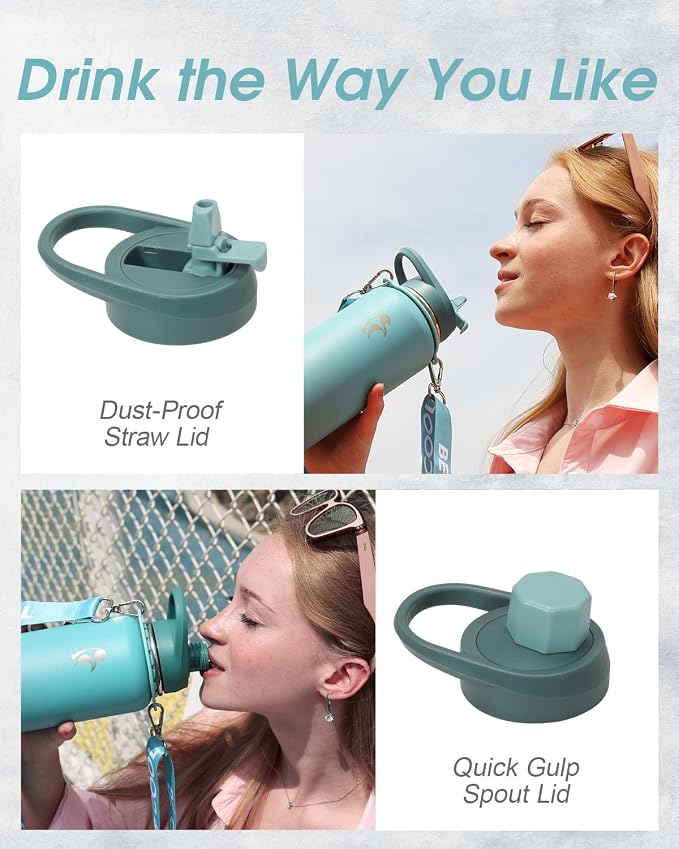 Coolflask Water Bottle 40 oz - Image 4
