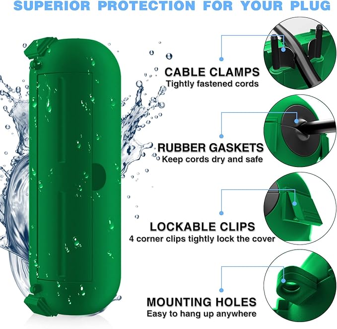 Flemoon Outdoor Extension Cord Safety Cover - Image 8