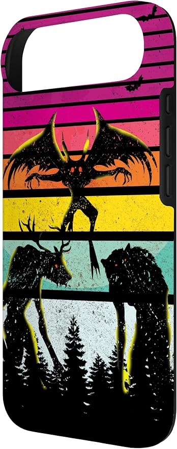 Cryptkin Cute Mothman Cryptid Map Case - Image 3