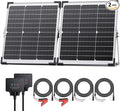30W Smart Solar Battery Charger Maintainer, Callsun 2PCS 15W 12V Waterproof by Callsun
