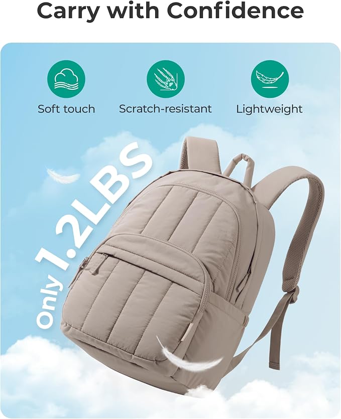 BAGSMART Womens Backpack Travel Laptop Backpack - Image 6