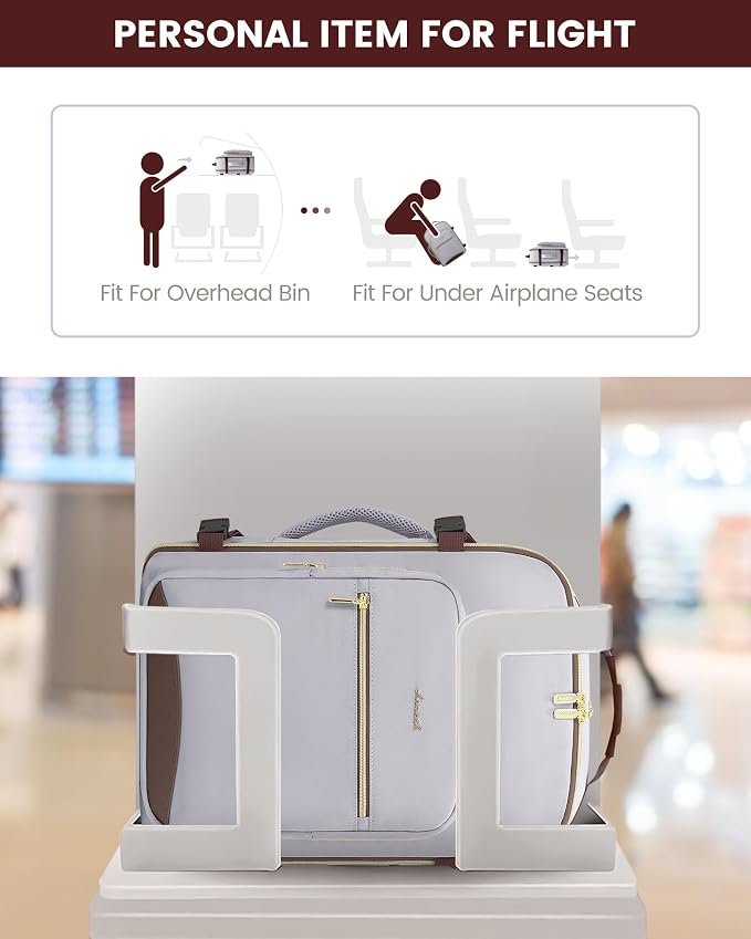 LOVEVOOK Travel Backpack for Women & Men 40L, Airline Approved Carry On - Image 4