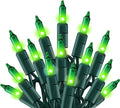 TW SHINE Green Christmas Lights, 18.5FT 100 Count Incandescent Halloween Lights by TWSHINE