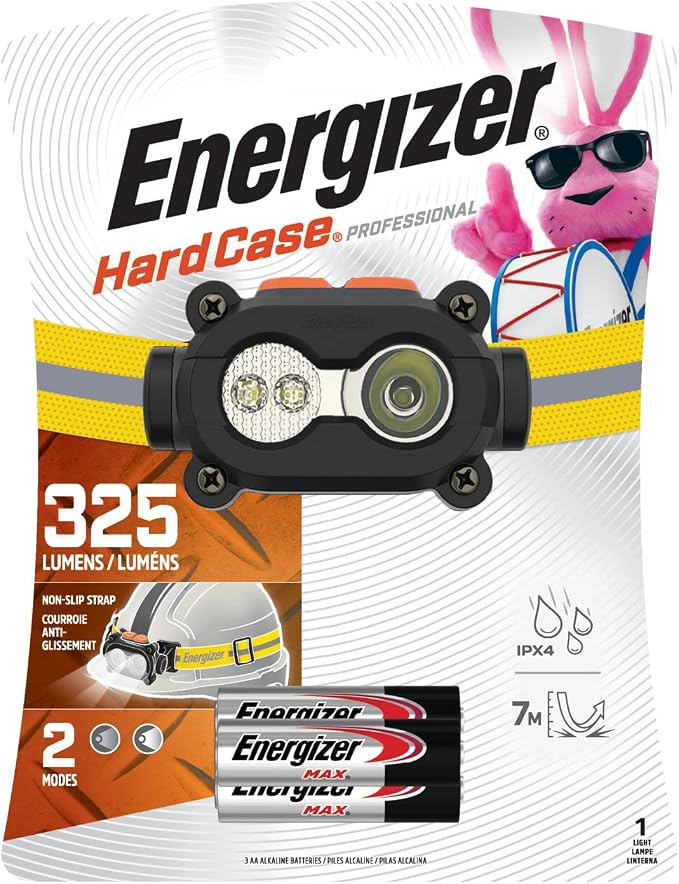 Energizer HARD CASE LED Headlamp Flashlight, High Lumens, IPX4 Water Resistant - Image 9