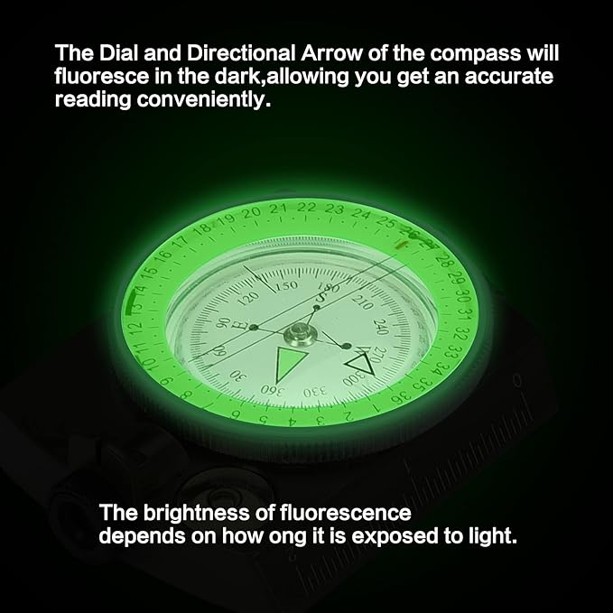 Military Lensatic Sighting Compass Survival - Image 5