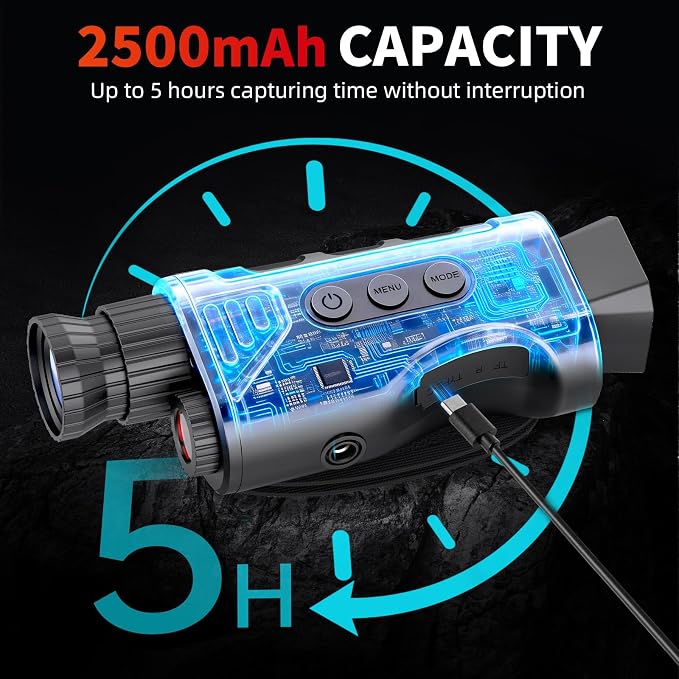 Night Vision Monocular, 2026 Upgraded Portable Handheld Scope - Image 7