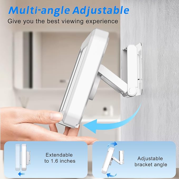 Shower Phone Holder Waterproof, 480° Rotatable, Compatible - Image 7