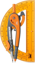 Mr. Pen- Geometry Compass and Protractor Set, 6 Inch Compass, 6 Inch Protractor by MrPen