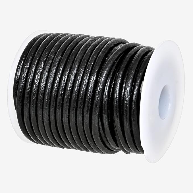 GENIQUE Real/Genuine Round Leather String Cord by GENIQUE