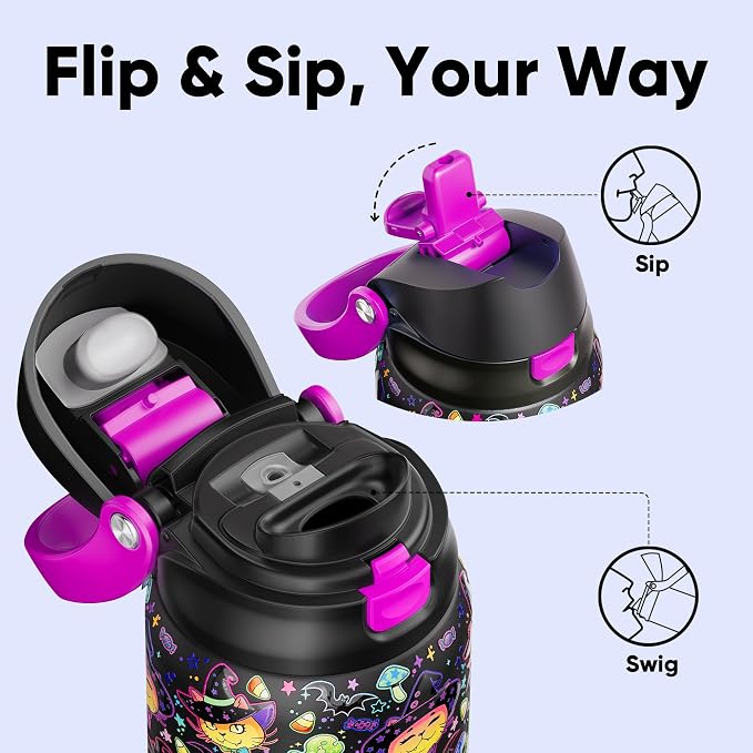 Encool SwiftSip Insulated Stainless Steel Water Bottle - Image 2