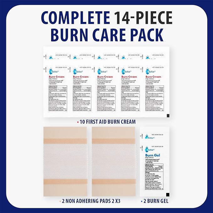 MFASCO First Aid Kit Refill Burn Care Refill Pack - Image 6