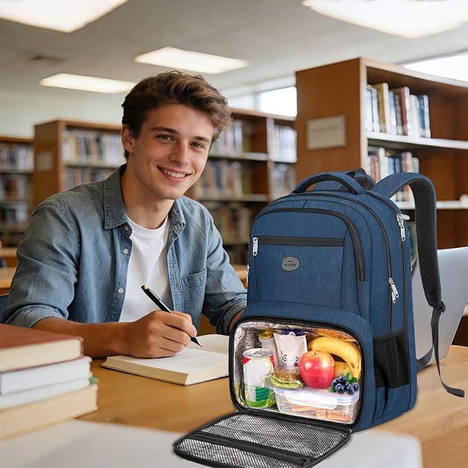 MATEIN Lunch Backpack for Men, 17 Inch Travel Laptop Backpack - Image 9