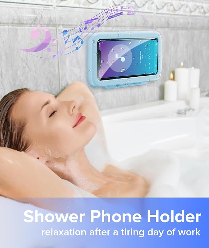 LC-dolida Shower Phone Holder Waterproof Gift - Image 2