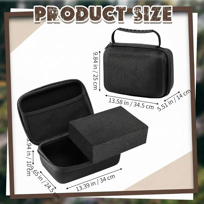 Relaxweex EVA Hard Case with Customizable Foam 13.5 x 9.8 x 5.5 Inchprotective - Image 2
