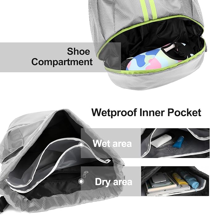 Hoedia Sports Drawstring Backpack - Image 6