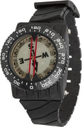 Italian Design 360° Ratcheted Rotating Bezel Scuba Diver Compass, Waterproof by Phantom+Aquatics