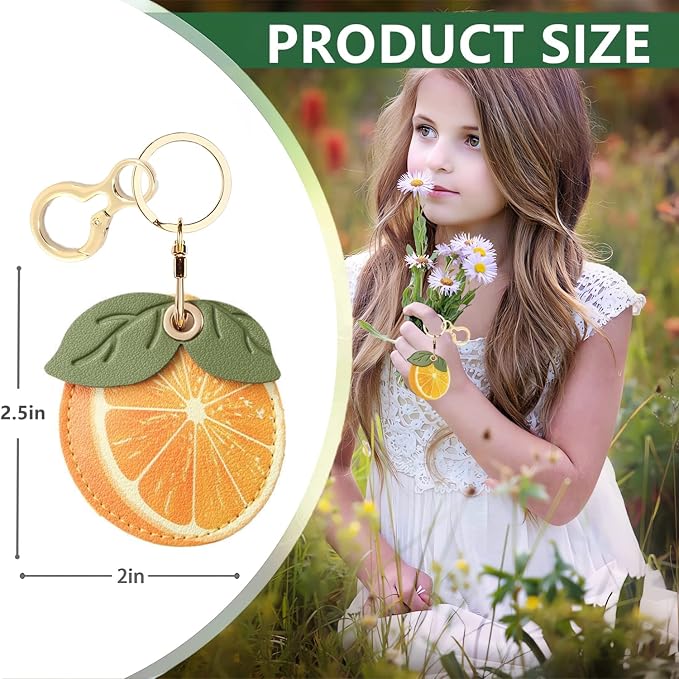 Leather Keychain Holder Case Compatible - Image 2