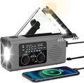 NITIGO Emergency Radio 4000mAh Solar Hand Crank AM/FM/NOAA Portable Weather by Nitigo