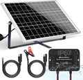 ECO-WORTHY 25W 12V Solar Battery Charger Trickle Maintainer, 25W Waterproof by ECO-WORTHY