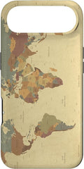 Globe Map Smartphone Cell Cover Gift World Map Pattern Phone Case by Unknown